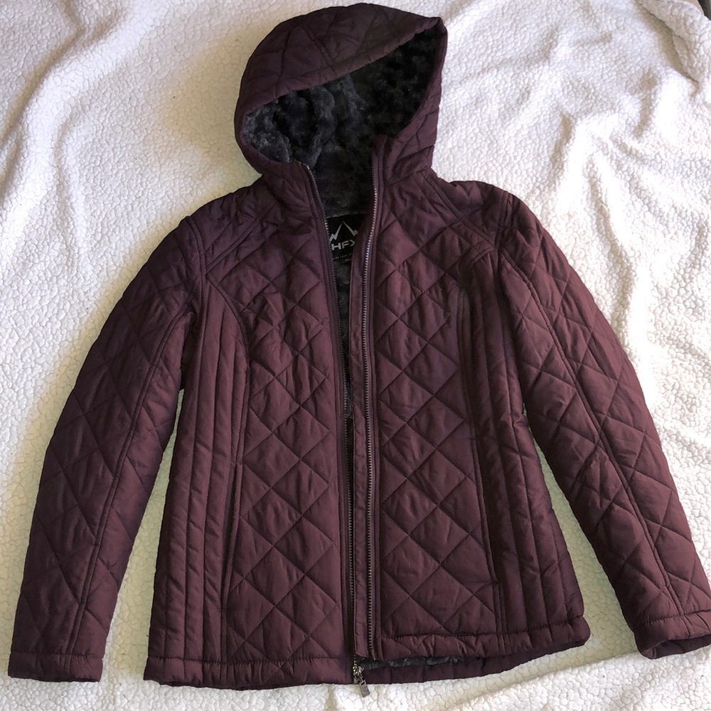 Plum/Burgundy Puffer Jacket